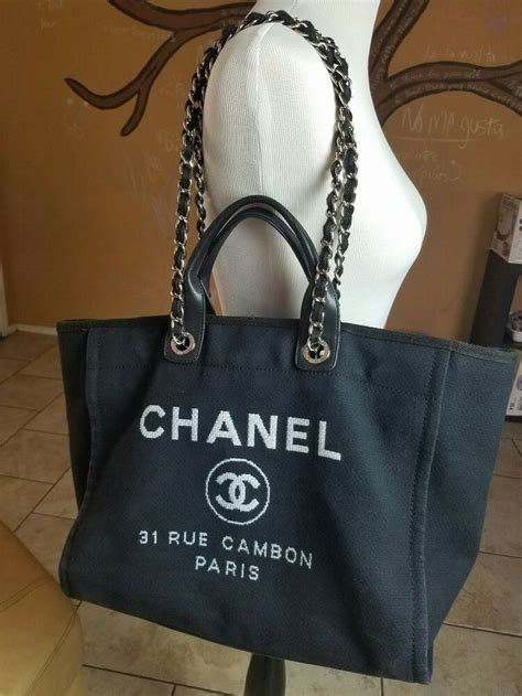 chanel makeup tote|authentic chanel tote bag.